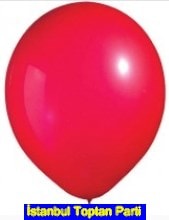 Baskısız Kırmızı balon 12 inc balon