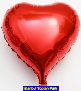 Kırmızı kalp folyo balon 36 inc